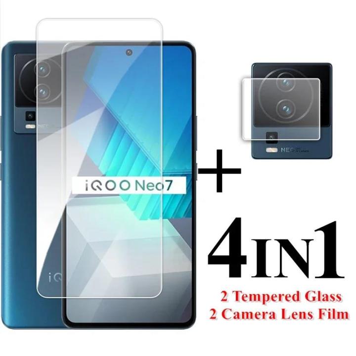 Lens Fl SE 9H 7 6 5 for iQ Glass iQO Neo7vo iQO for ViOO Neo7 Tempered Glass 6.78 Inch Clear HD Screen Protector OO Neoim