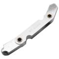 ICQURBT Radius Gauge Set,8Pcs Stainless Steel Radius Fillet Gauge Measuring Tool (R0.3-1.5/ R1-6.5/ R7-14.5/ R15-25).