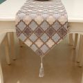 Tassels Table Runner Jacquard Table Cloth Dining Tea Table Decoration Tablecloth Cover Cloth Bed Runner Table Mat Home Textile. 