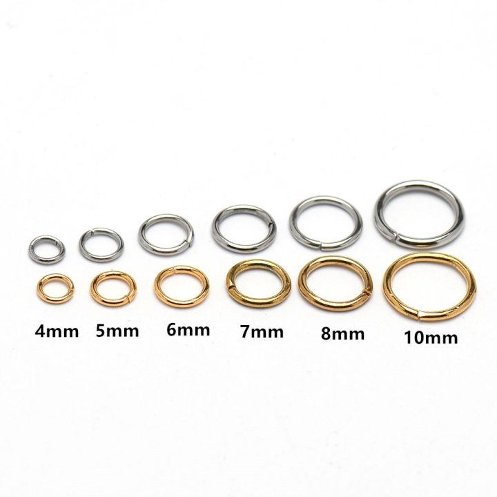 100-200Pcs%204mm%205mm%206mm%207mm%208mm%2010mm%20Stainless%20Steel%20Split%20Rings%20Open%20Jump%20Rings%20Connectors%20For%20Jewelry%20Making%20-%20Image%202