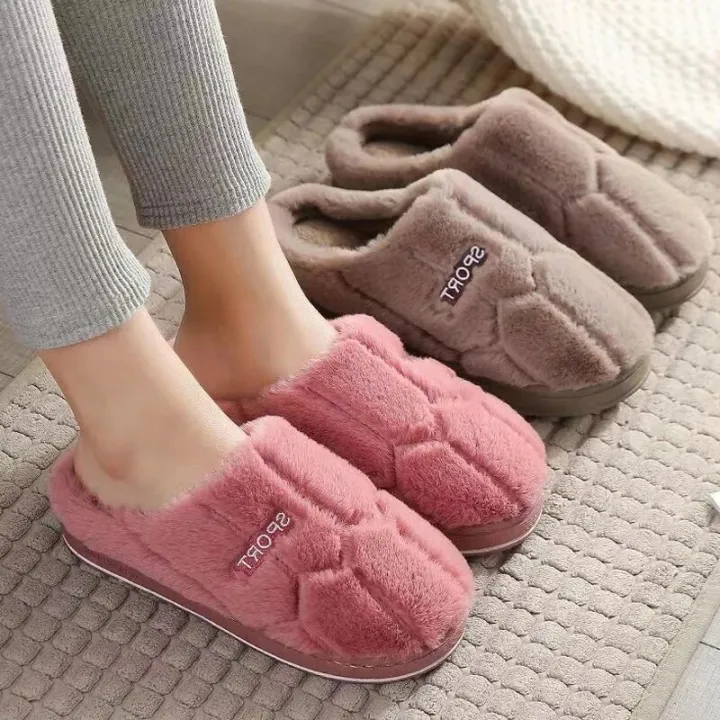 Simple%20Women%20Men%20Soft%20Warm%20Plush%20House%20Slippers%20Couple%20Winter%20Indoor%20Bedroom%20Shoes%20Thick%20Platform%20Fluffy%20Fur%20Home%20Cotton%20Slides%20-%20Image%202