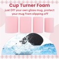 4 Sizes 8 Pieces Cup Turner Foam Tumbler Inserts for 1/2 Inch PVC Pipe Tumbler Inserts for 10 Oz to 40Oz All Tumblers.