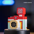 ChaoLeChuang Digital Camera Small Particle Micro Assembly 3D SLR Block Model Gift for Boys and Girls. 