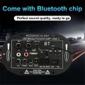 8 inch 10 inch 12V 24V 220V three-purpose Amplifier Board Audio Bluetooth Amplifier Subwoofer Amplifier Motorcycle Car Home. 