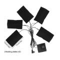 USB Heating Pad, Wear Resistant Electric Cloth Heater Pad for Waist Heating. 