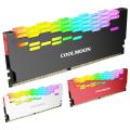 Coolmoon Ra-2 Ram Cooler High Efficiency 5v Argb Memory Module Heat Sink Light Effect Desktop Computer Memory Cooler.