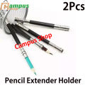 2 Pcs Pencil Extender Holder Adjustable Dual Head Art Writing Sketch Lengthener Tool. 