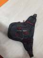 Side waist bag for rider.