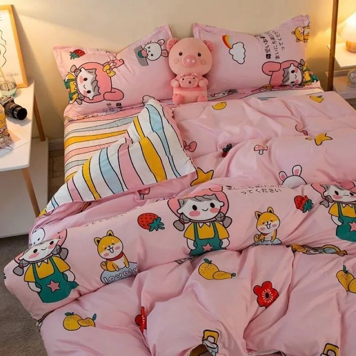 Cute%20Cartoon%20Bear%20Boys%20Girls%20Bedding%20Set%20Fashion%20Adult%20Children%20Bed%20Linen%20Duvet%20Quilt%20Cover%20Pillowcas%20PolyesterPillowcases%20-%20Image%205