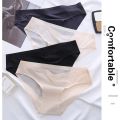 Women Seamless Panties 3pcs/Set Briefs For Women Soild Female Underwear Satin Bikini Lingerie Underpants For Woman Panty. 