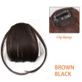 Bangs Hair Clip Wispy Accessories For Women Bang Clip on Hair Synthetic Wig Fringe Front Flat Bang Straight Hair Extensions.