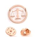 Libra Balance Advocate Brooch Justice and Equity Symbol For Men's Shirt Jewelry Lawyers Judge Steel Lapel Pin. 