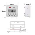 7 Days Automatic Loop Programmer Digital Timer Timer Switch Time Relay CN101A. 