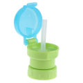 No Spill Choke Cute Water Bottle Adapter Cap With Tube Drinking Straw For Baby. 