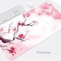 Pink Sakura Mouse Pad Gaming Mousepad Cherry Blossom Mause Large Gamer Keyboard PC Desk Mat Office Computer Table Mausepad. 