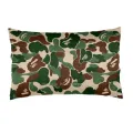 Bape Ape Camo Soft Comfortable Rectangle Pillow Cover Bape Versache Expensive Ape Rapper Cool Fun Designer Desiigner Air Shoes. 