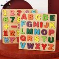 Halloween ABC Puzzle Shape Sorter Wooden Toys Early Learning Jigsaw Alphabet Number Puzzle Preschool Educational Baby Toys for ChildrenDolls Accessories.
