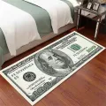 Dollar Carpet Money Rugs Dollar Bill Runner Area Rug For Bedroom Carpet Rectangular Bay Window Balcony American Bedside Blanket. 