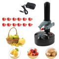 Electric Potato Peeler Apple Peeler Rapid Rotating Peeling Machine Automatic Rotating Fruit Potato Peeler Kitchen Peeling Tool.