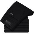 Classic Advanced Stretch Black Jeans 2022 New Style Business Fashion Denim Slim Fit Jean Trousers Male Brand Pants.