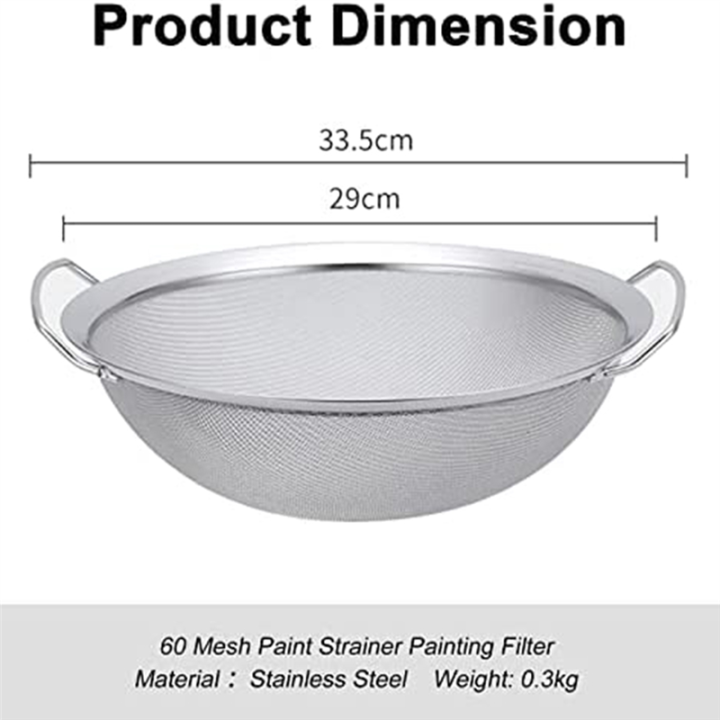 3%20Pack%20Fine%20Mesh%20Paint%20Strainer%2060%20Mesh%20Stainless%20Steel%20Filter%20Cover%20Fits%205%20Gallon%20Paint%20Bucket%20Filter%20Tool%20Insert%20Strain%20-%20Image%203