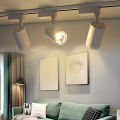 LED Ceiling COB Track Light Set 3 Lights 2Rail Spot Light 12W 20W 30W Track Lamp For Living Room Clothing Store Home Decoration Lighting Black White. 