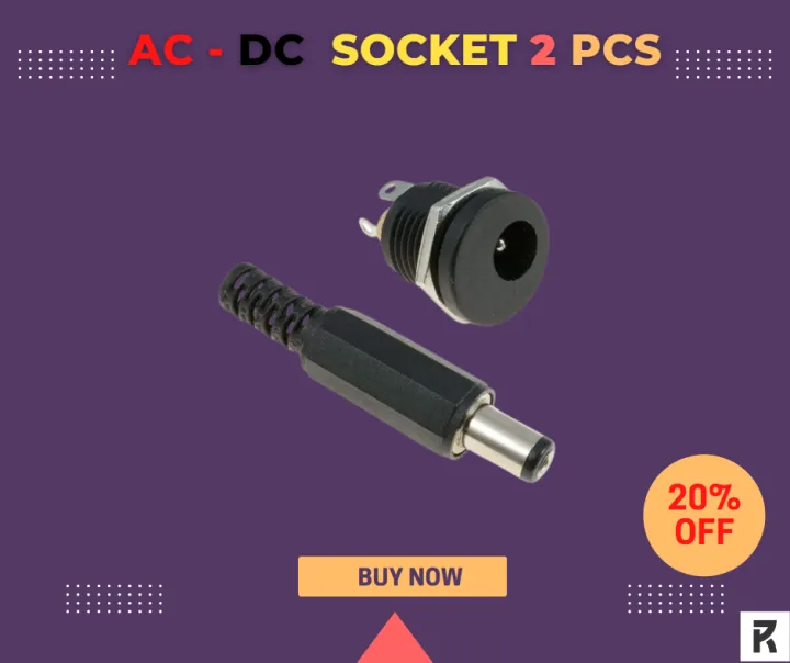 AC - DC socket 2 pcs | Daraz.com.bd