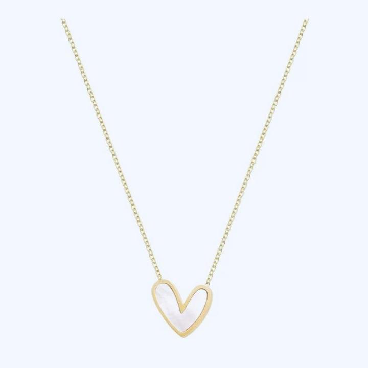 Summer%20titanium%20steel%20love%20pendant%20necklace%202022%20new%20women's%20niche%20design%20sense%20light%20luxury%20clavicle%20chain%20simple%20necklace%20-%20Image%205