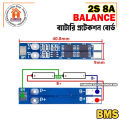 2S 7.4V-8.4V 8A 18650 Li-ion Battery Protection Board BMS PCM HX-2S-01. 
