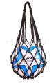 Football net basketball volleyball storage thick and durable hand woven small ball bag, single pack.