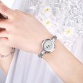 SKMEI Casual Stainless Steel Female Wristwatcch Relogio Feminino Luxury Quartz Ladies Watch Thin Strap Fashion Women Watch 1390.