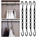 1/2/3Pcs Home Multifunctional Magic Plastic Hanger Foldable Rotary Hanger Save Cabinet Space Drying Rack Clothes Storage Tool. 
