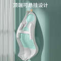 Newborn soft rubber spine protection bed, shower basin, lying mop, baby universal anti slip sponge bath mat, mesh holder.