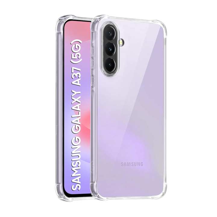 Back cover For Samsung Galaxy A37 5G Transparent Shockproof phone Case back cover
