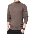 Winter T Shirt For Men Long Sleeve Tshirts Thermal Underwear Solid Color With Thin Fleece.