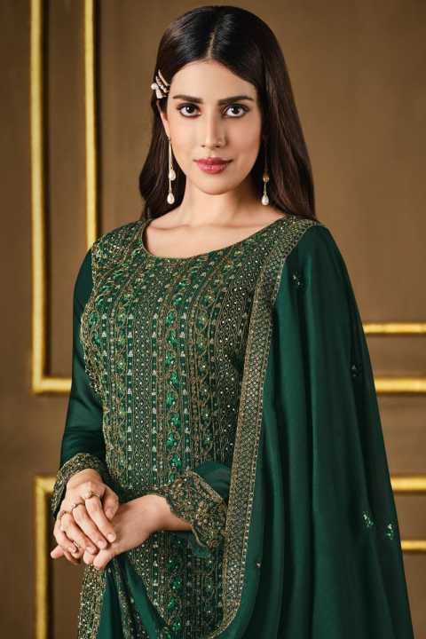 New Stylish Indian Cinigura Georgette Heavy Embroidery Work Party Wear Green Color Three Piece Dress for Ladies | Daraz.com.bd New Stylish Indian Cinigura Georgette Heavy Embroidery Work Party Wear Green Color Three Piece Dress for Ladies | Daraz.com.bd