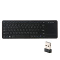 2.4G Wireless Touchpad Keyboard Multi-touch Ultra-slim with USB Receiver for Android Smart TV Computers Ladtops Desktops.