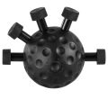 Finger Hand Strengthener Grip,Adjustable Resistance Balls,Black. 