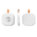 Key Finder Tracker for Find My with Keychain, White. 