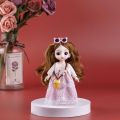 16cm Bjd Dolls 1/12 Mini Bjd Toys 13 Joint Moveable Cute Pouting Doll Fashion Princess DIY Dress Up Toys for Girls Birthday Gift. 