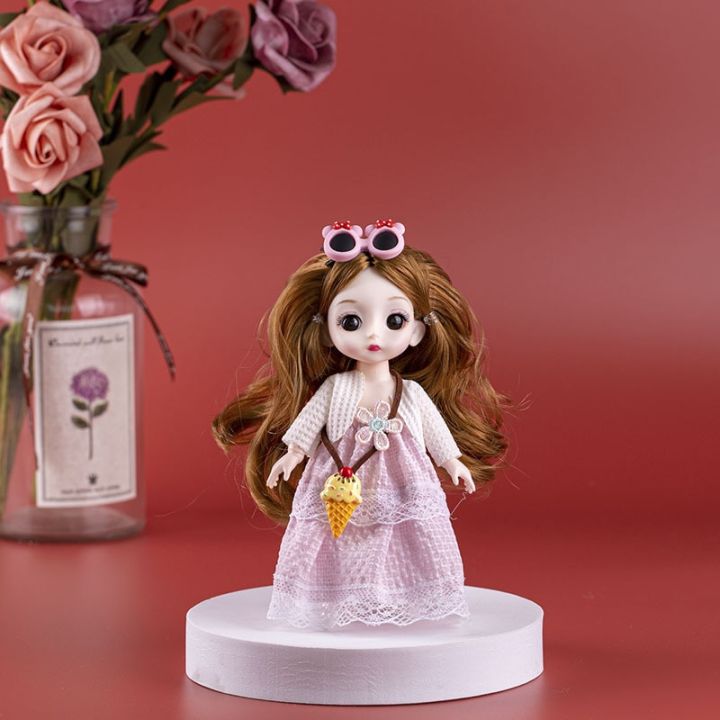 16cm%20Bjd%20Dolls%201/12%20Mini%20Bjd%20Toys%2013%20Joint%20Moveable%20Cute%20Pouting%20Doll%20Fashion%20Princess%20DIY%20Dress%20Up%20Toys%20for%20Girls%20Birthday%20Gift%20-%20Image%202