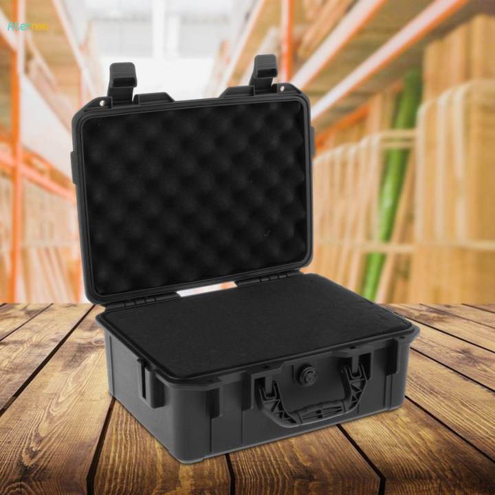 Tool Box Storage Case Hardware Organizer Impact Resistant Lockable Portable Hard 28.8cmx18.7cmx13cm