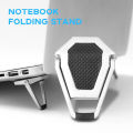 Laptop Folding Stand -Metal Foldable Portable Laptop Stand- For for Apple Macbook Pro Air Computer Accessories Portable Laptop Stand. 