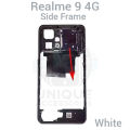 For Realme 9 4G RMX3521 Side Frame + Back Panel Housing + Camera Glass Back shell Replacement Spare Parts.