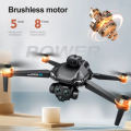 Ultra Camera Max Drone Brushless 4K HD Dual Camera Optical Flow Obstacle Avoidance Foldable Drone RC Distance with 4.5 inch Display Remote dg. 