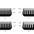Hairdressing Comb Plastic Pointed-tail Comb Hair Salon Professional Hair Dye Comb High Temperature Anti-static Hair Cutting Comb. 