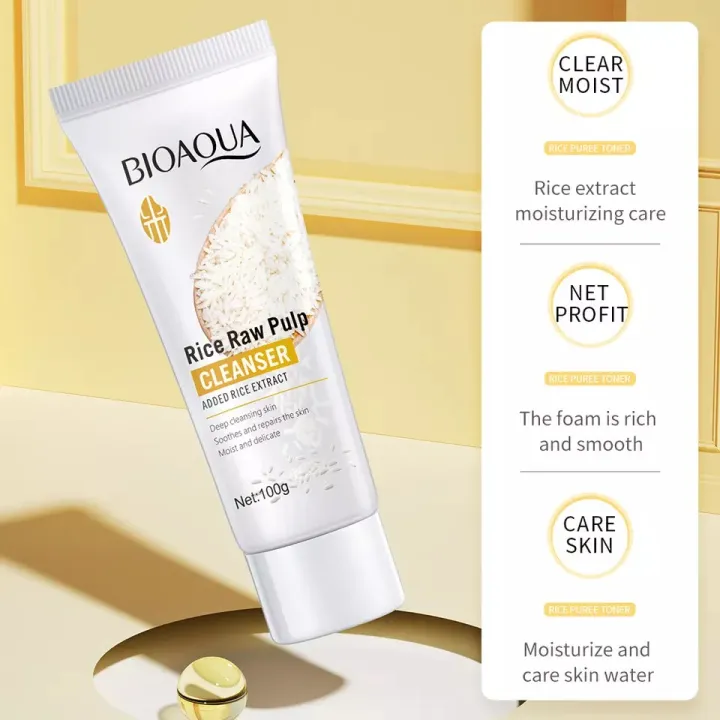 BIOAQUA%20Deep%20Cleansing%20Rice%20Raw%20Pulp%20Foam%20Facial%20Cleanser-%20100g%20-%20Face%20Wash%20-%20Image%202