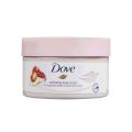 Dove exfoliating body scrub crushed pomegranate seeds & shea butter scent 225ml. 