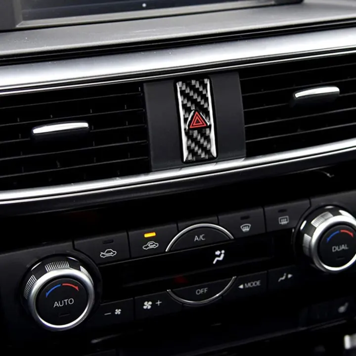 Warning%20Button%20Cover%20Decor%20Trim%20Carbon%20Fiber%20for%20CX5%202017%20-2020%20-%20Image%202