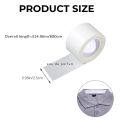 1 Roll Sweat Pads Collar Protectors for Men Shirts - Disposable White Shirt Neck Tape - Dress Hat Collar Self Adhesive Invisible Liner Patch Against Sweat Stain(314 Inch).